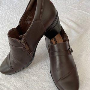 Clark Collection Heeled Booties/Mules